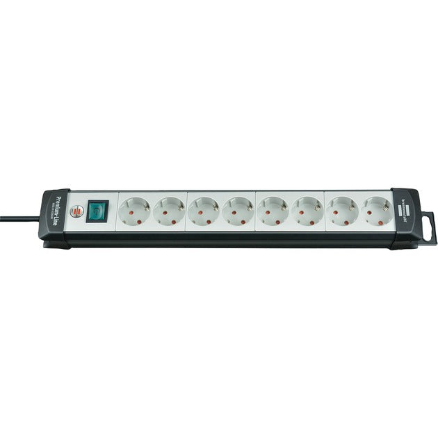 Load image into Gallery viewer, Brennenstuhl premium-line stekkerdoos 8-voudig zwart lichtgrijs 5m h05vv-f 3g1,5
