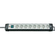 Brennenstuhl premium-line stekkerdoos 8-voudig zwart lichtgrijs 5m h05vv-f 3g1,5
