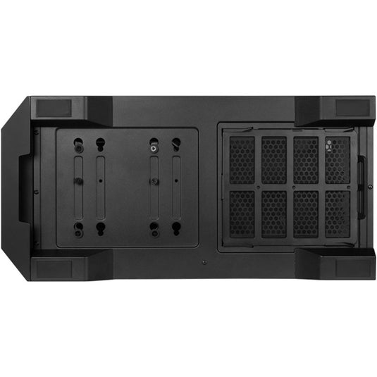 Chieftec apex q midi tower behuizing (zwart | 2x usb-a | 1x usb-c)