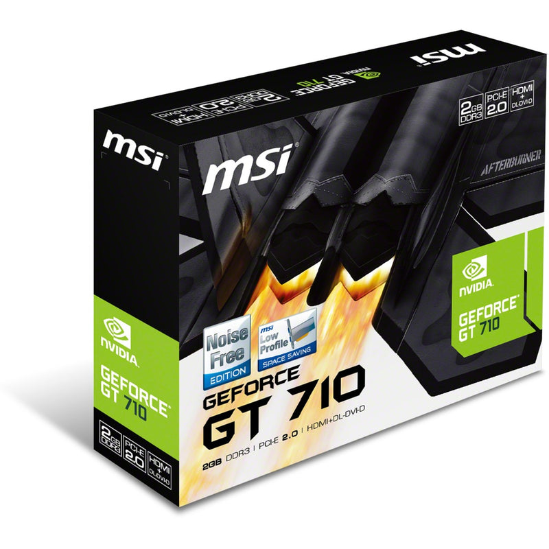 Load image into Gallery viewer, Msi gt 710 2gd3h lp grafische kaart (vga, dvi, hdmi, low-profile)
