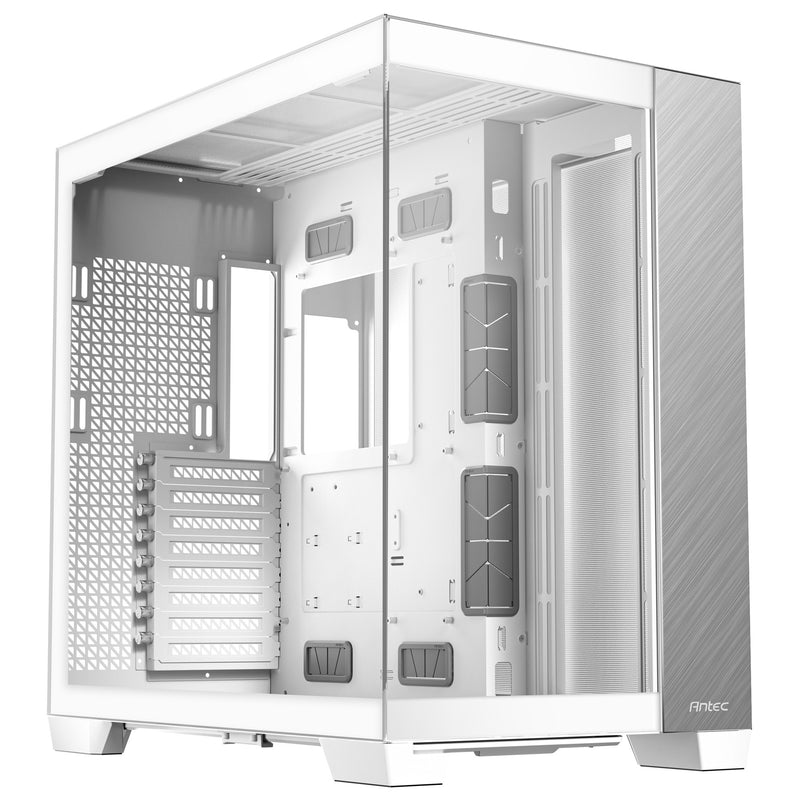 Load image into Gallery viewer, Antec c8 midi tower behuizing (wit zilver | 2x usb-a | 1x usb-c | tempered glass)
