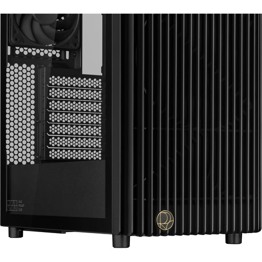 Asus proart pa401 - tempered glass panel midi tower behuizing (zwart | 2x usb-a | 1x usb-c | tempered glass)