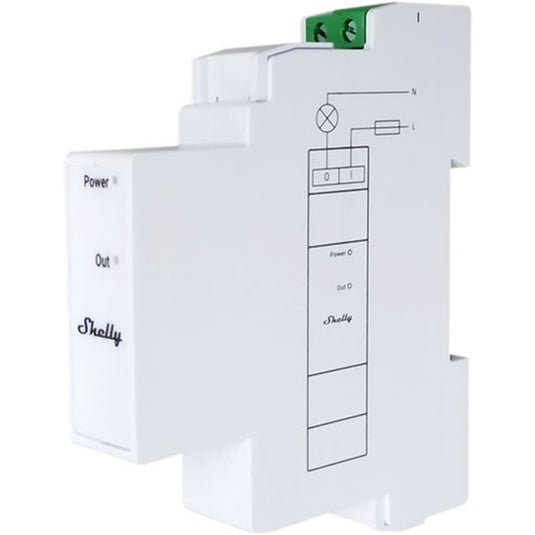 Shelly pro 3em switch add-on schakelaar (wit)