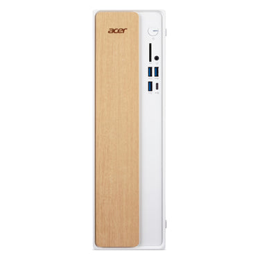 Acer aspire tc xc102-h610d5 pc-systeem (wit houtkleur | i5-14400 | uhd graphics | 16 gb | 512 gb ssd)