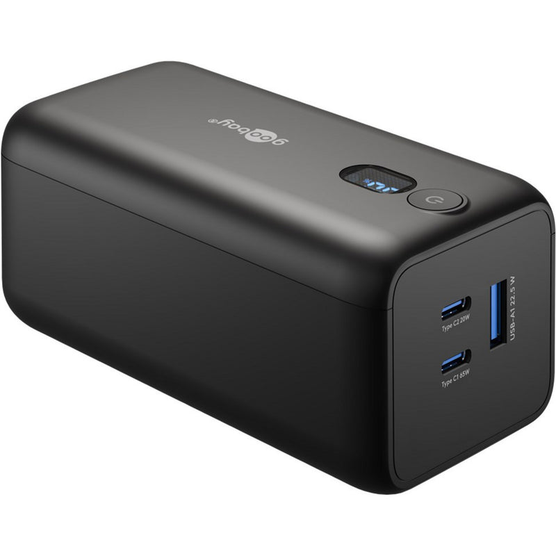 Load image into Gallery viewer, Goobay laptop powerbank (zwart, 20,000 mah, power delivery)
