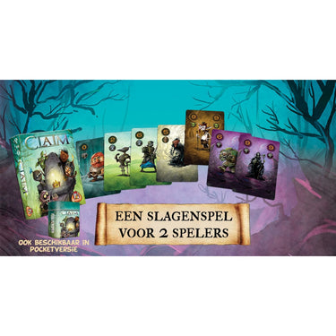 White goblin games claim kaartspel (nederlands, 2 spelers, 25 minuten, vanaf 10 jaar)