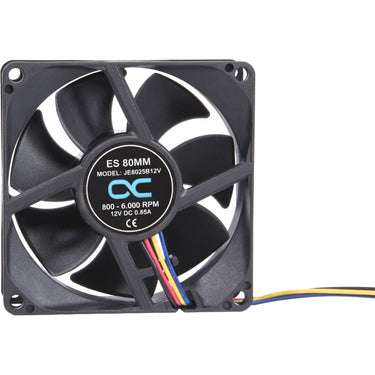 Alphacool es 80mm 800-6,000rpm fan case fan (zwart, 80 x 80 x 25 mm, pwm)