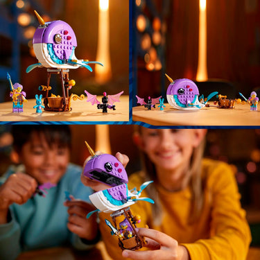 Lego dreamzzz - izzie's narwal-luchtballon constructiespeelgoed (71472)