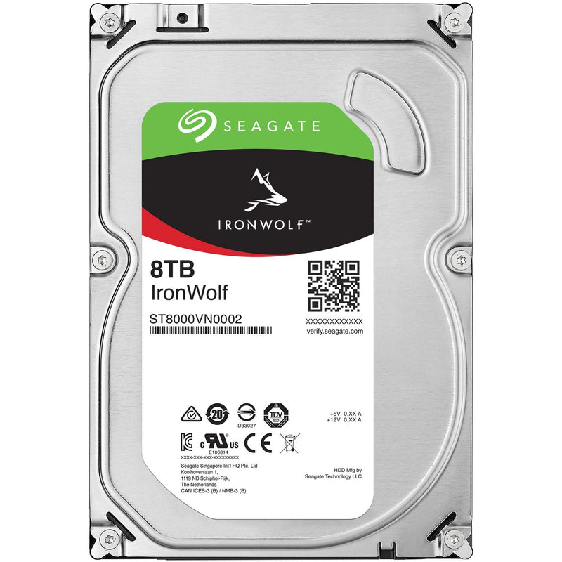 Load image into Gallery viewer, Seagate ironwolf 8 tb harde schijf (st8000vn004, sata 600, 24 7)

