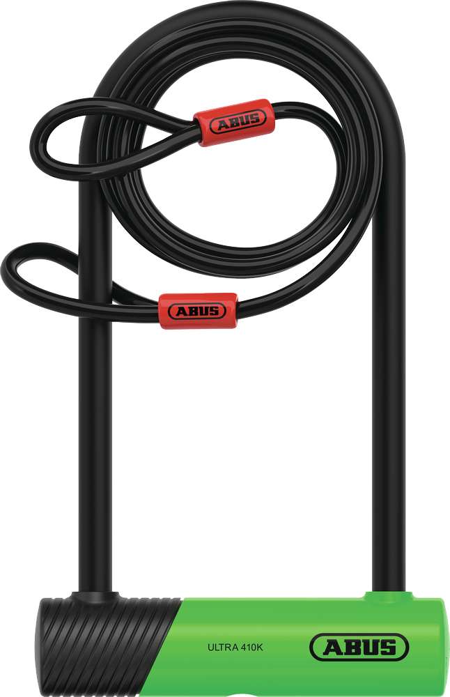 Load image into Gallery viewer, Abus ultra 410k 170hb230 u-lock incl. cobra loop cable and sh bracket
