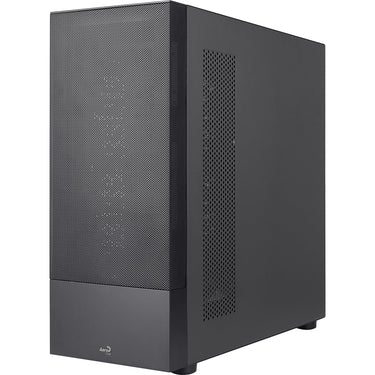 Aerocool cipher s-bk-v1 midi tower behuizing (zwart | 3x usb-a)
