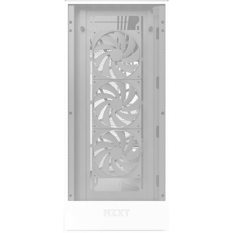 Load image into Gallery viewer, Nzxt h7 flow (2024) midi tower behuizing (wit | 2x usb-a | 1x usb-c | tempered glass)
