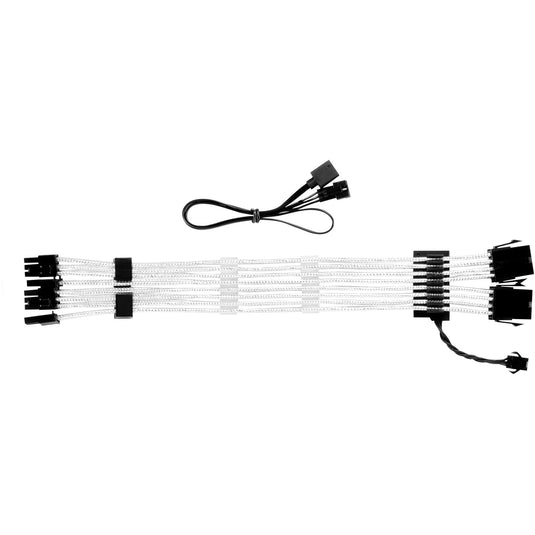 Sharkoon shark xtend 16 verlengkabel (meerkleurig, 0,3 meter)