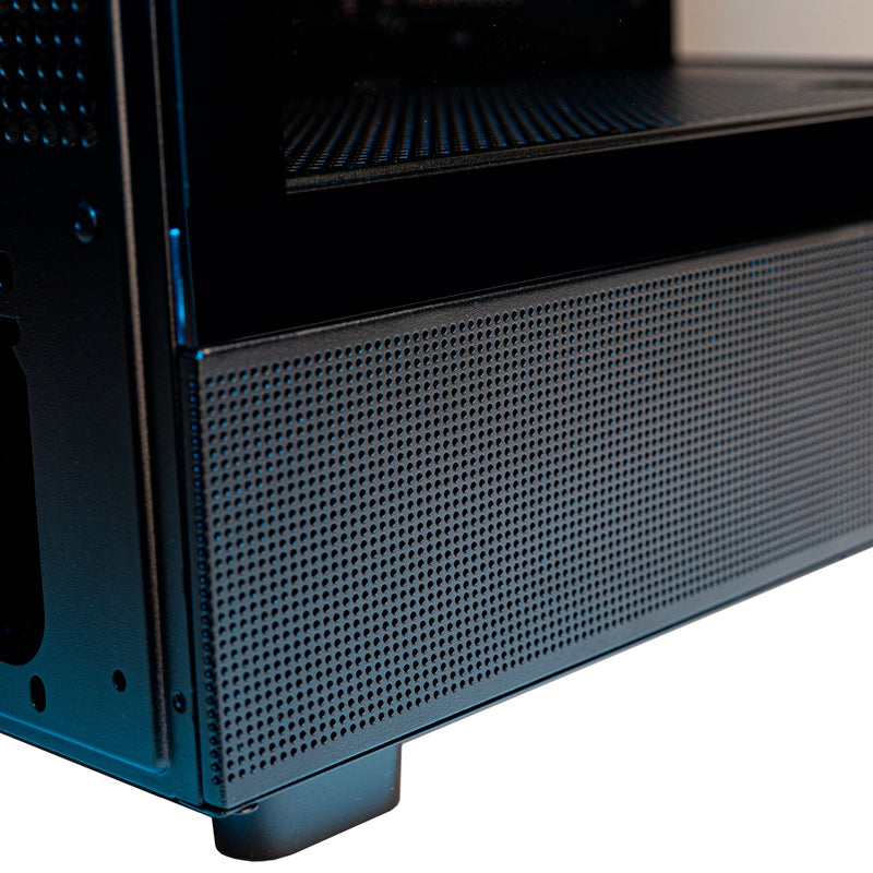 Load image into Gallery viewer, Silverstone lucid 04 mini tower behuizing (zwart | 2x usb-a | 1x usb-c | rgb | tempered glass)
