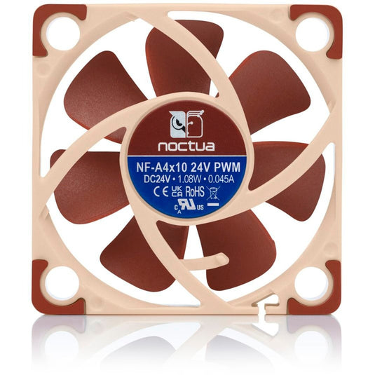 Noctua nf-a4x10 24v pwm case fan (bruin beige, 40 x 40 x 10 mm)