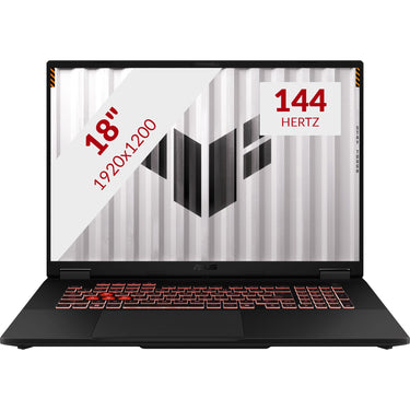 Asus tuf gaming a18 fa808um-s8112w 18 gaming laptop (zwart grijs | ryzen 7 260 | rtx 5060 | 16 gb | 1 tb ssd)