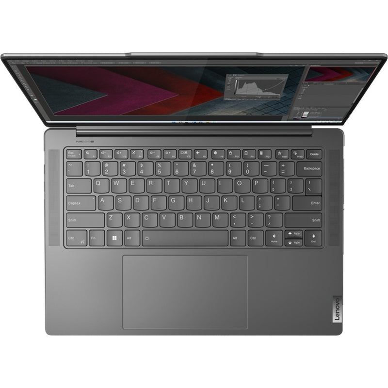 Load image into Gallery viewer, Lenovo yoga pro 7 14aph8 (82y8003cmh) 14.5 2-in-1 laptop (grijs | ryzen 7 7840hs | radeon 780m | 16 gb | 512 gb ssd)
