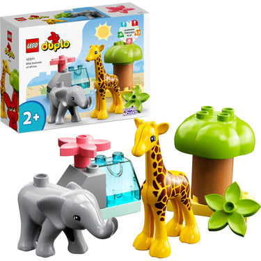 Lego duplo - wilde dieren van afrika constructiespeelgoed (10971)