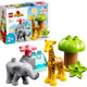 Lego duplo - wilde dieren van afrika constructiespeelgoed (10971)