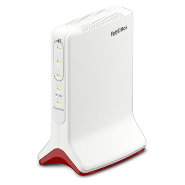 Fritz! box 6825 4g edition international wlan lte router (wit rood, mesh wi-fi, 4g 3g)