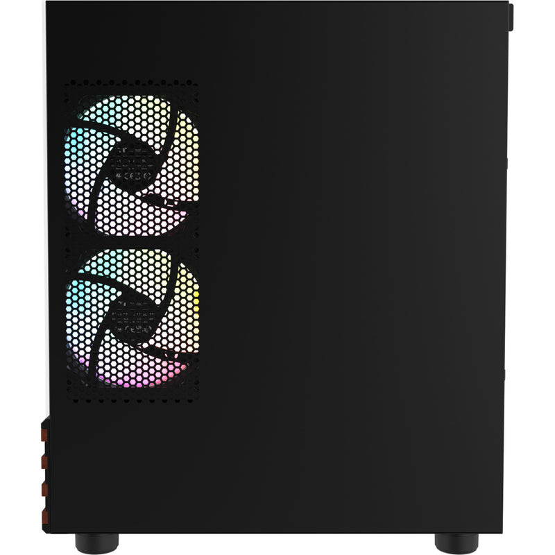 Load image into Gallery viewer, Thermaltake view 170 ws argb mini tower behuizing (zwart houtkleur | 2x usb-a | rgb | window)
