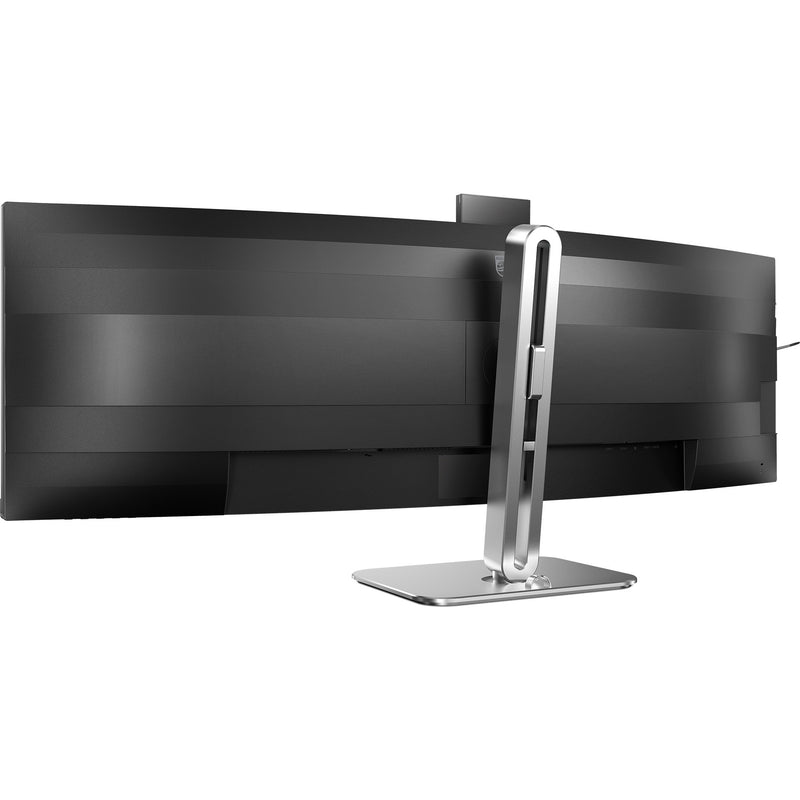 Load image into Gallery viewer, Philips 49b2u6900ch 48.8 curved ultrawide monitor (donkergrijs zilver, 2x hdmi, displayport, 4x usb-a, 3x usb-c, rj-45)

