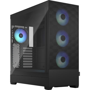 Fractal design pop xl air rgb big tower behuizing (zwart | 2x usb-a | rgb | tempered glass)