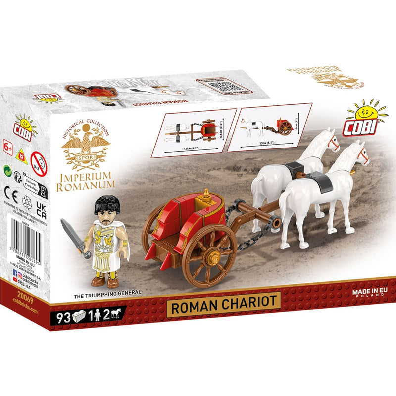 Load image into Gallery viewer, Cobi imperium romanum - romeinse strijdwagen constructiespeelgoed

