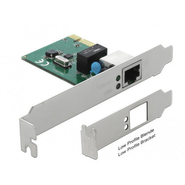 Delock pcie kaart 1x gigabit lan netwerkadapter