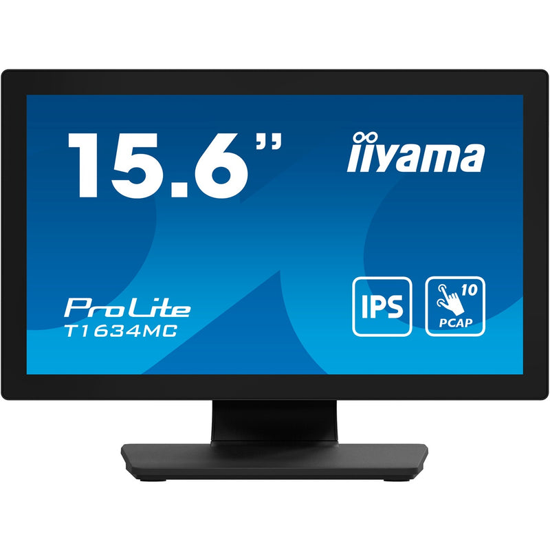 Load image into Gallery viewer, Iiyama prolite t1634mc-b1s 16 touchscreen monitor (zwart (mat), hdmi, displayport, vga)
