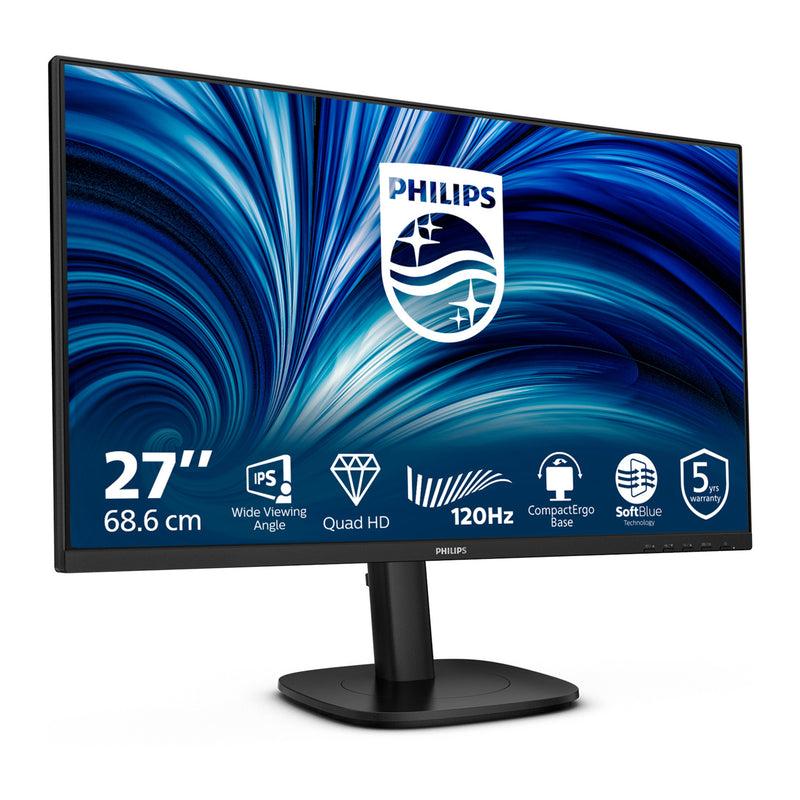 Load image into Gallery viewer, Philips 27b2n3500j 27 monitor (zwart, 120 hz, hdmi, displayport, audio, usb-hub)
