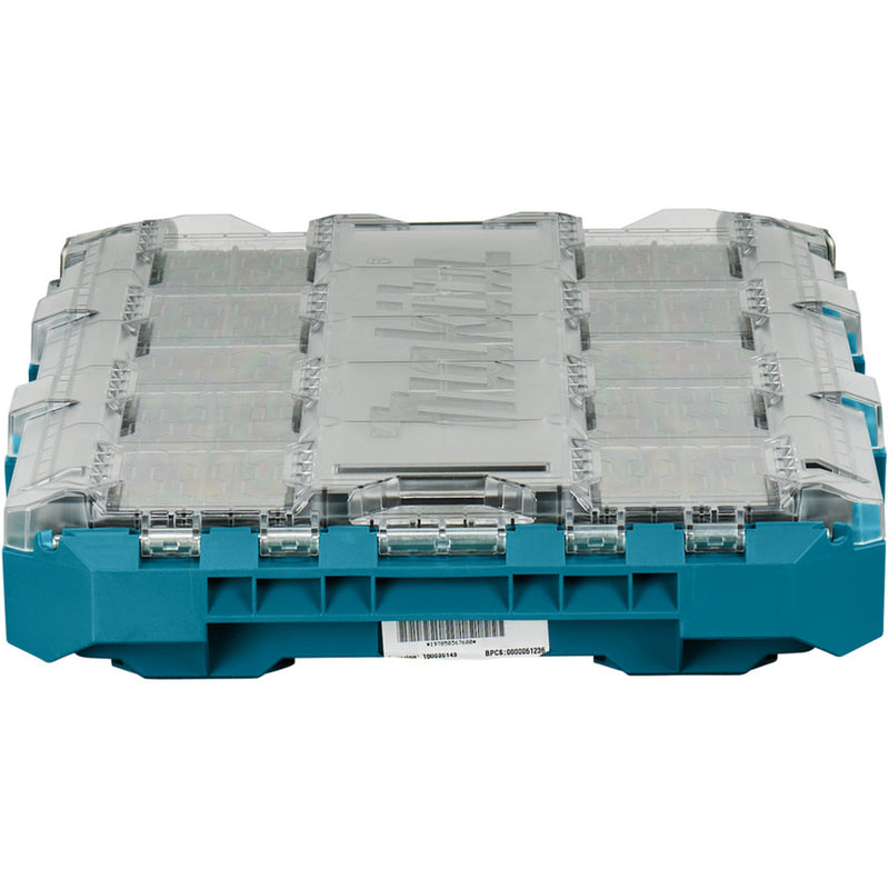 Load image into Gallery viewer, Makita maktrak organizer plat p-91051 gereedschapsbox (blauw zwart)
