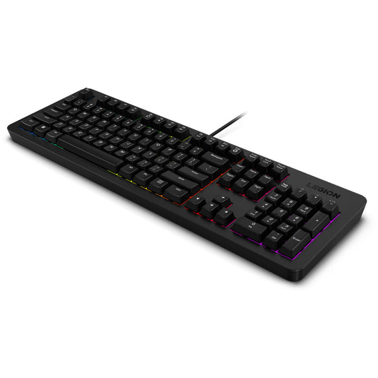 Lenovo legion k310 rgb gaming toetsenbord (zwart, us lay-out (qwerty), membraan, 100%, membraan switch, rgb, usb)