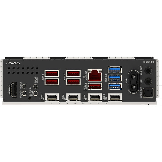 Gigabyte x870e aorus pro x3d socket am5 moederbord (zwart, raid, 5gb-lan, wi-fi 7, bt, sound, atx)