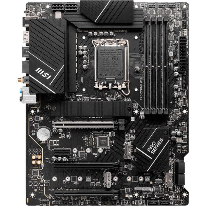 Load image into Gallery viewer, Msi pro z790-p wifi socket 1700 moederbord (zwart, raid, 2.5 gb-lan, wi-fi 6e, bt, sound, atx)
