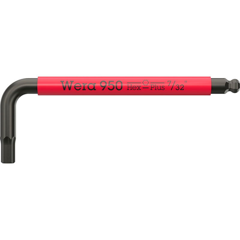 Load image into Gallery viewer, Wera 950 9 hex-plus multicolour imperial 3 stiftsleutelset, blacklaser (zwart, 9‑delig)

