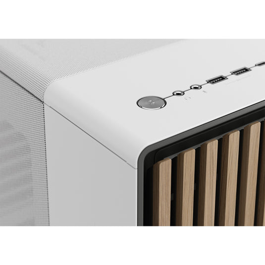 Fractal design north midi tower behuizing (wit | 2x usb-a | 1x usb-c)