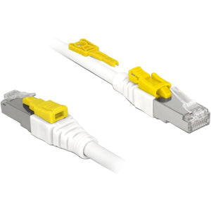 Delock cat.6a netwerkkabel (wit, 5 meter, s stp, rj-45)