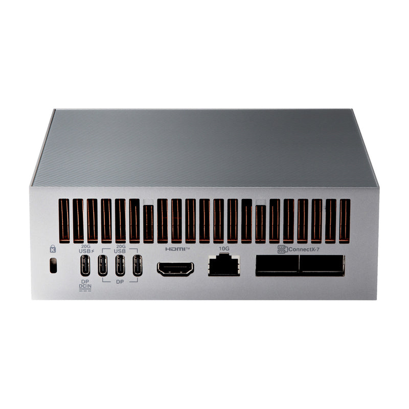 Load image into Gallery viewer, Asus ascent gx10 arm v9.2-a 128 1 mini-pc (donkergrijs | nvidia gb10 grace blackwell | dgx spark | nvlink-c2c | 128 gb | 1 tb ssd)
