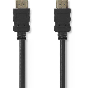 High speed hdmi-kabel met ethernet, 3.0 meter (zwart, 4k@30hz )