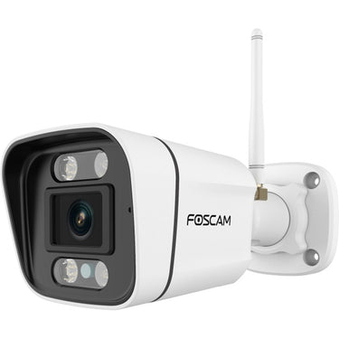Foscam v5p, 3k 5mp dual-band wifi camera met geluid- en lichtalarm (wit)