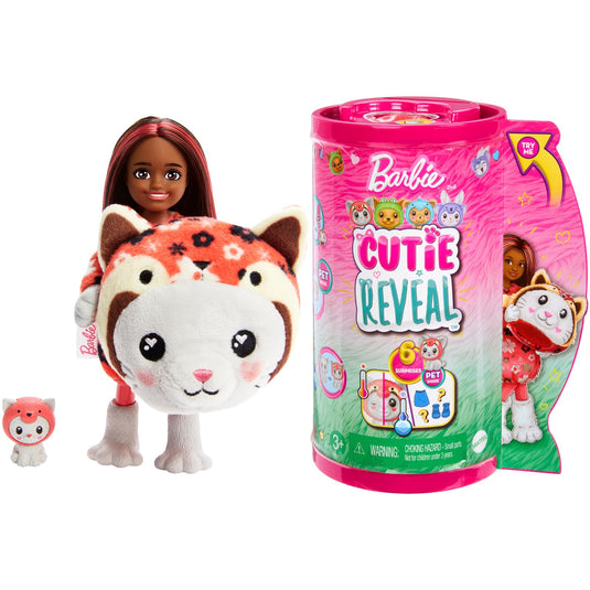Barbie cutie reveal chelsea - costume cuties serie - kitty red panda pop