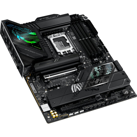 Asus rog strix z890-f gaming wifi socket 1851 moederbord (zwart, raid, 2.5gb-lan, wi-fi 7, bt, sound, atx)