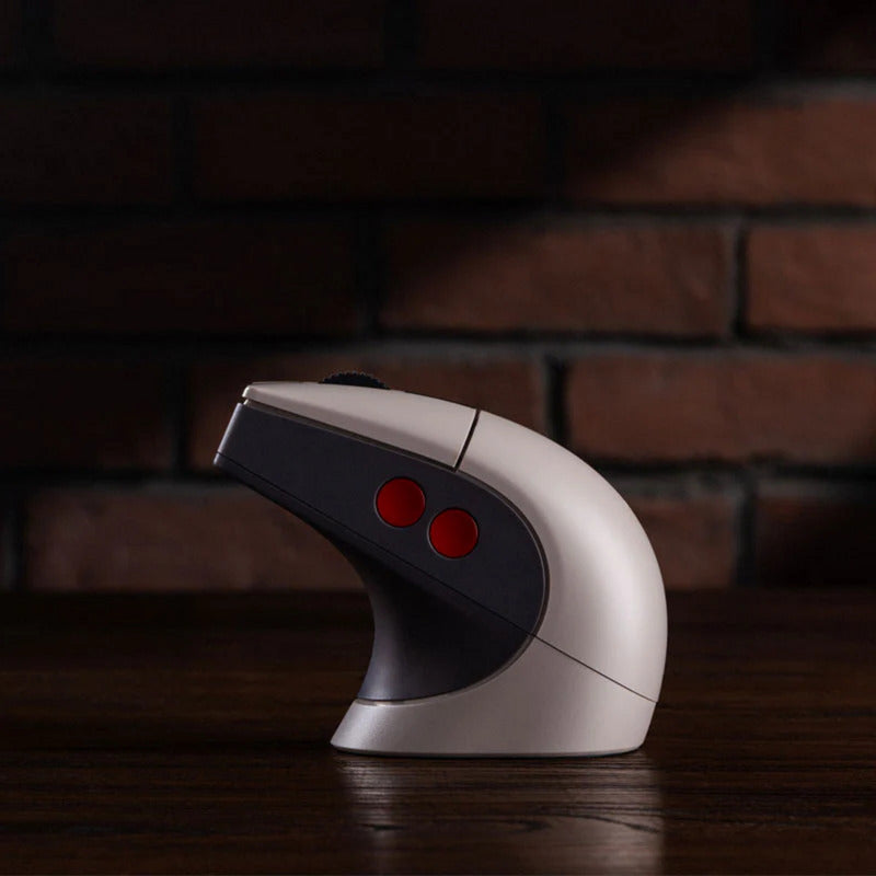 Afbeelding laden in galerijviewer, 8bitdo retro r8 mouse - n edition (grijs rood, 50 - 26000 dpi, bluetooth usb-c 2.4 ghz)
