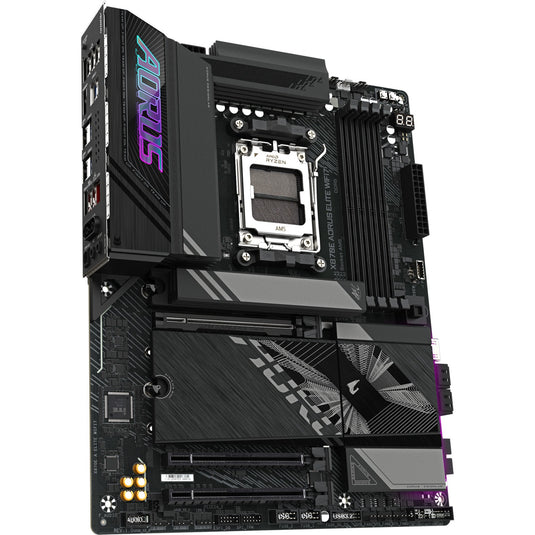Gigabyte x870e aorus elite wifi7 socket am5 moederbord (zwart, raid, 2.5gb-lan, wi-fi 7, bt, sound, atx)