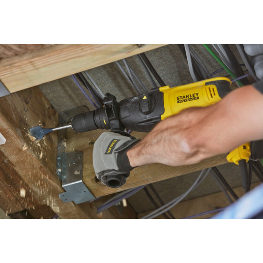 Stanley fatmax 800w sds+ boorhamer (geel zwart, met koffer)