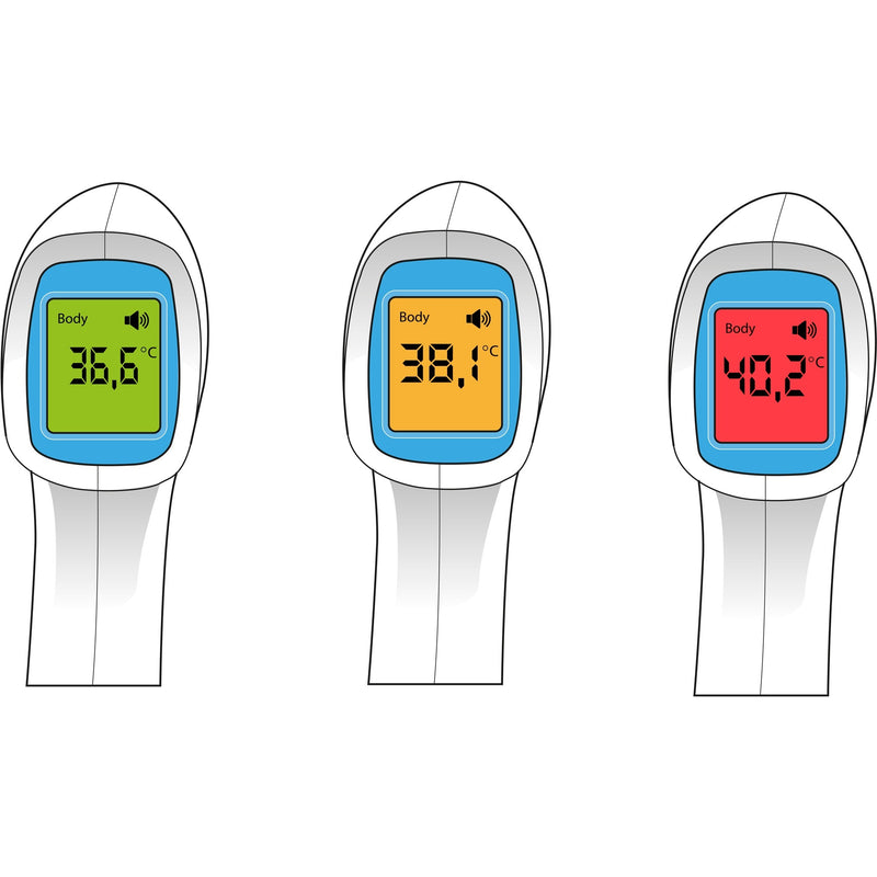 Load image into Gallery viewer, Grundig infrarood koortsthermometer (wit lichtblauw)

