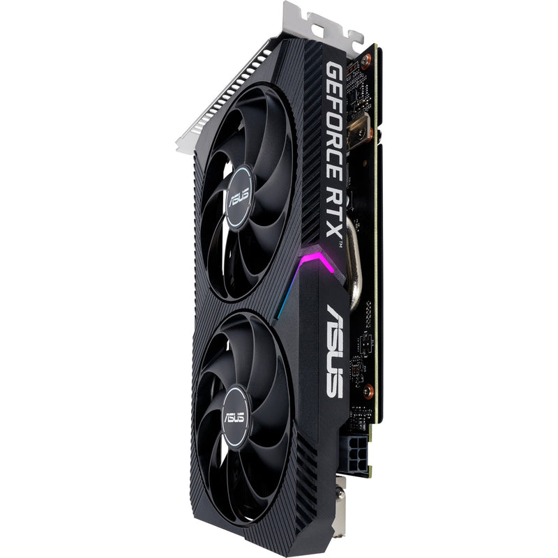 Load image into Gallery viewer, Asus geforce rtx 3050 dual v2 8gb gddr6 grafische kaart (lite hash rate, 1x displayport, 1x hdmi 2.1, dvi-d)
