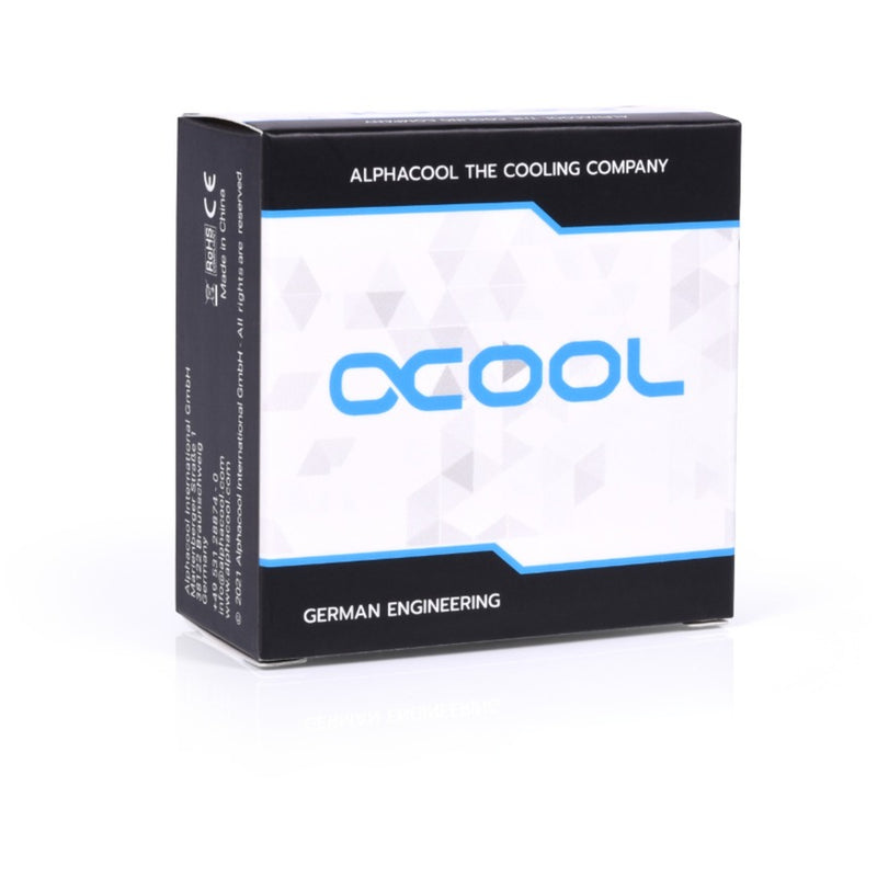 Load image into Gallery viewer, Alphacool eiszapfen 8mm offset piece rotatable g1 4 ag to g1 4 ig verbinding (zwart)
