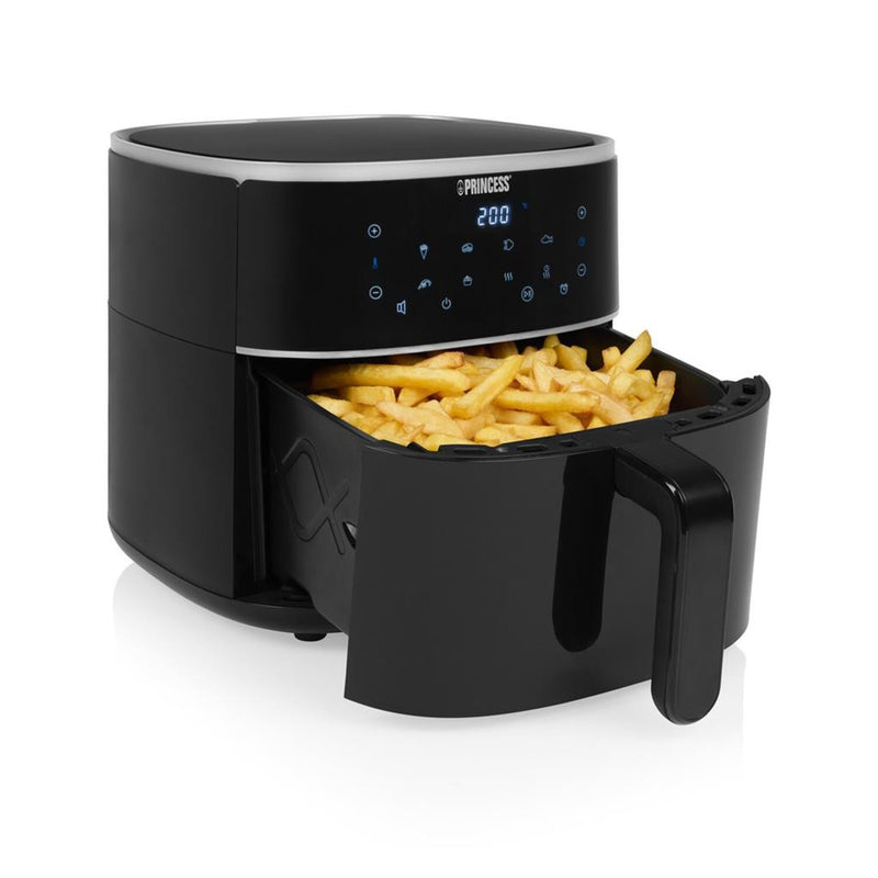 Load image into Gallery viewer, Princess digitale airfryer 6l heteluchtfriteuse (zwart, 6 liter)
